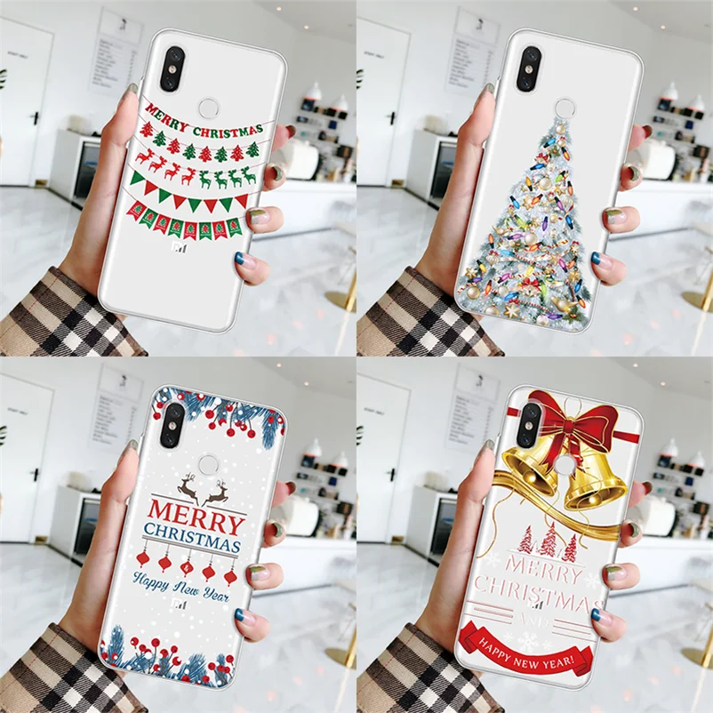 Buon Natale 5 Stelle.Buon Natale Chiaro Coque Per Xiaomi Redmi 7a 4a 6a Andare K20 S2 Nota 3 4 5 4x 5a 6 7 8 Pro Piu Il Caso Della Copertura Di Tpu Per La Nota Redmi 7 Aliexpress