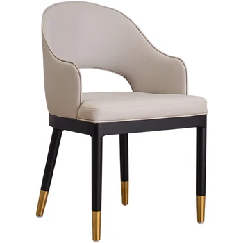 Nordic dining chair home modern minimalist light luxury table back restaurant leather stool
Nordic dining chair home modern minimalist light luxury table back restaurant leather stool