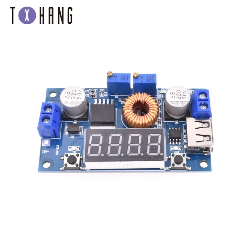 Integrated Circuits DC-DC 5A LED Drive Lithium Battery Charger Module Voltmeter Ammeter LED Digit Display diy electronics
Integrated Circuits DC-DC 5A LED Drive Lithium Battery Charger Module Voltmeter Ammeter LED Digit Display diy electronics