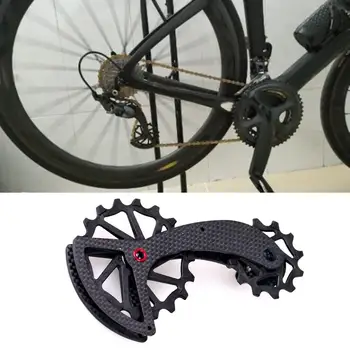 Road Bicycle Carbon Fiber Ceramic Rear Derailleur Pulley for Shimano R8000/R9100 6800/9000 Cycling Accessories drop shipping 
Road Bicycle Carbon Fiber Ceramic Rear Derailleur Pulley for Shimano R8000/R9100 6800/9000 Cycling Accessories drop shipping