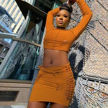 Summer Women Sexy Solid Color Skirt Hollow Fold Design Elastic Waist Slim Body Buttocks Fashion Commuting Out Of Street Outfits
Summer Women Sexy Solid Color Skirt Hollow Fold Design Elastic Waist Slim Body Buttocks Fashion Commuting Out Of Street Outfits