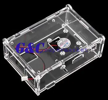 5PCS Transparent Clear Case Enclosure Box + Cooling Fan Raspberry Pi 2 Model diy electronics
5PCS Transparent Clear Case Enclosure Box + Cooling Fan Raspberry Pi 2 Model diy electronics