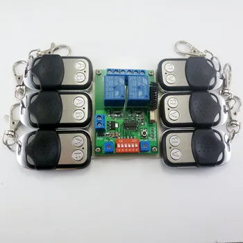 DC12V 6pcs Transmitter + 1x Receiver kit RF 12v time delay relay 433m Wireless control
DC12V 6pcs Transmitter + 1x Receiver kit RF 12v time delay relay 433m Wireless control