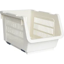 Kitchen Storage Basket Plastic Multi-functional Vegetables Fruit Racks Can Stacked Storage Basket Storage Box Hot 
Kitchen Storage Basket Plastic Multi-functional Vegetables Fruit Racks Can Stacked Storage Basket Storage Box Hot