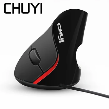 CHUYI Vertical Ergonomic Mouse 5 Buttons Optical Mouse Wired USB Computer Gaming 1600 DPI Mice for PC Gamer Mause Laptop Desktop
CHUYI Vertical Ergonomic Mouse 5 Buttons Optical Mouse Wired USB Computer Gaming 1600 DPI Mice for PC Gamer Mause Laptop Desktop