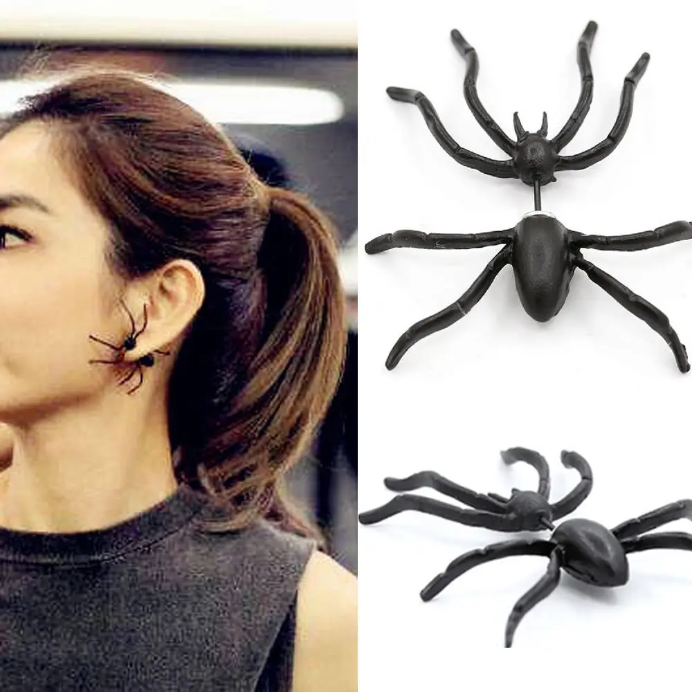 2Pcs Personality Spider Black Stud Earrings For Women Men Fashion 3D Animal Spoof Funny Halloween Gift
2Pcs Personality Spider Black Stud Earrings For Women Men Fashion 3D Animal Spoof Funny Halloween Gift