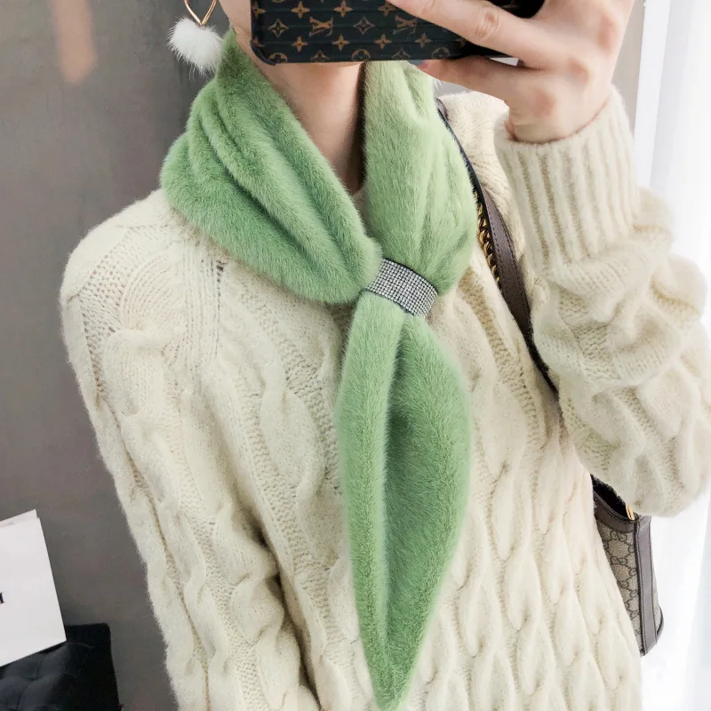 thick in the fall and winter of rabbit fur collar plush han edition small bib set of head scarf factory direct sales
thick in the fall and winter of rabbit fur collar plush han edition small bib set of head scarf factory direct sales