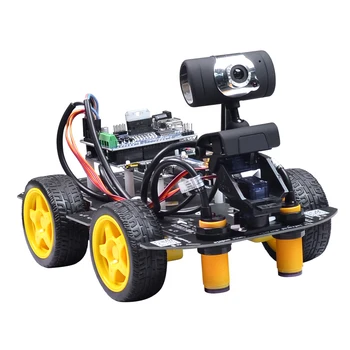 DIY Programmable Robot Wifi Steam Educational Car With Graphic Programming XR BLOCK Linux For Raspberry Pi 4(2G) - US Plug
DIY Programmable Robot Wifi Steam Educational Car With Graphic Programming XR BLOCK Linux For Raspberry Pi 4(2G) - US Plug