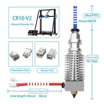 Hotend Extruder Kit Printer with Silicone Cover for Creality 3D CR10-V2 series Accessories
Hotend Extruder Kit Printer with Silicone Cover for Creality 3D CR10-V2 series Accessories