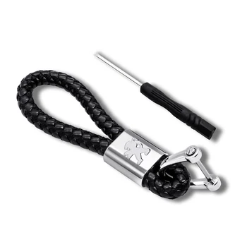 1PCS 3D Braided rope Keyring Keychain key chain Hand Woven Buckle Peugeot 206 207 208 307 308 406 407 508 2008 3008 accessories
1PCS 3D Braided rope Keyring Keychain key chain Hand Woven Buckle Peugeot 206 207 208 307 308 406 407 508 2008 3008 accessories