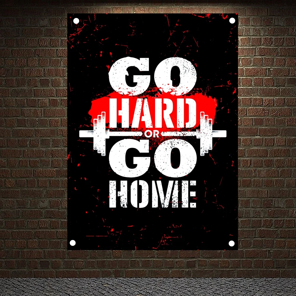 GO HARD OR GO HOME Motivational Workout Posters Exercise Bodybuilding Banners Flags Wall Art Canvas Painting Tapestry Gym Decor
GO HARD OR GO HOME Motivational Workout Posters Exercise Bodybuilding Banners Flags Wall Art Canvas Painting Tapestry Gym Decor