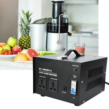 3000W Voltage Converter Single Phase 110V to 220V Power Transformer ST-3000VA US Plug inverter transformer
3000W Voltage Converter Single Phase 110V to 220V Power Transformer ST-3000VA US Plug inverter transformer