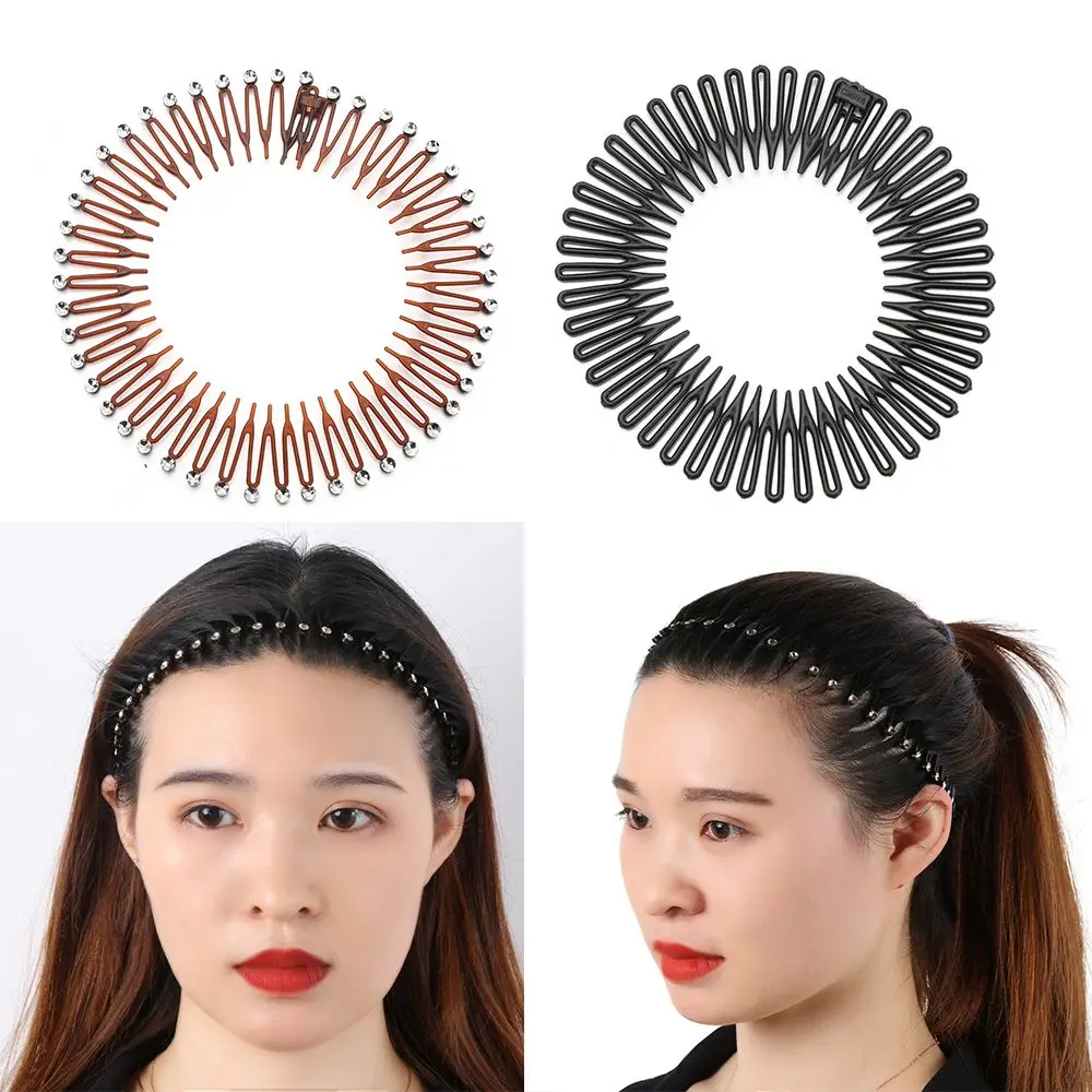 Flexible Rhinestone Hair Clip For Makeup Bath For Swimming Elastic Hair Band Hair Accessories
Flexible Rhinestone Hair Clip For Makeup Bath For Swimming Elastic Hair Band Hair Accessories