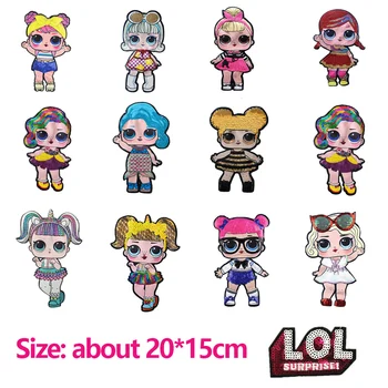 LOL Surprise Cloth Patch Cartoon Doll Embroidery Clothes Stickers Sew Patches Iron on Clothing Applique Garment DIY Decoration
LOL Surprise Cloth Patch Cartoon Doll Embroidery Clothes Stickers Sew Patches Iron on Clothing Applique Garment DIY Decoration