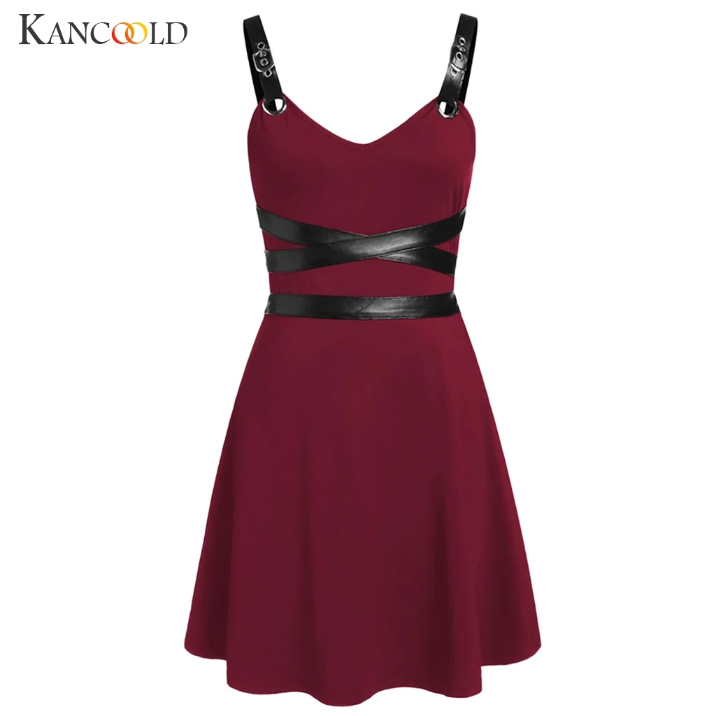 KANCOOLD Women's Large Size Cool Solid Bandage Irregular Hem Sleeveless Camisole Elastic Waist Sexy Party Mini Dress
KANCOOLD Women's Large Size Cool Solid Bandage Irregular Hem Sleeveless Camisole Elastic Waist Sexy Party Mini Dress