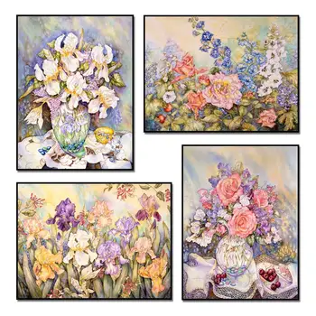 5D Diamond Painting Flowers with Vase Rhinestones Cross Stitch Diamond Embroidery Full Square/Round Drill Diamond Mosaic Picture
5D Diamond Painting Flowers with Vase Rhinestones Cross Stitch Diamond Embroidery Full Square/Round Drill Diamond Mosaic Picture