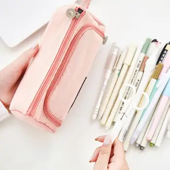 Pencil Bag Protection Gifts Student Stationery Supplies Cotton and Linen High Capacity Colorful Simple Cosmetic Storage Bag
Pencil Bag Protection Gifts Student Stationery Supplies Cotton and Linen High Capacity Colorful Simple Cosmetic Storage Bag