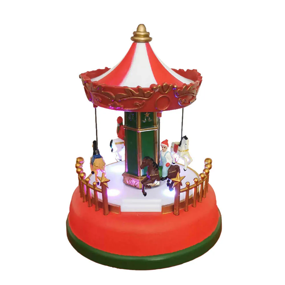 innodept12 Animated Christmas Carousel with Led Light-Up 5.5" Mini Carnival Holiday Decoration Gifts
innodept12 Animated Christmas Carousel with Led Light-Up 5.5" Mini Carnival Holiday Decoration Gifts