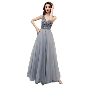 Evening Dresses Skyyue R214 Sleeveless Party Dress For Women Sparkling Sequin Formal Gowns V-Neck A-Line Vestidos De Fiesta
Evening Dresses Skyyue R214 Sleeveless Party Dress For Women Sparkling Sequin Formal Gowns V-Neck A-Line Vestidos De Fiesta