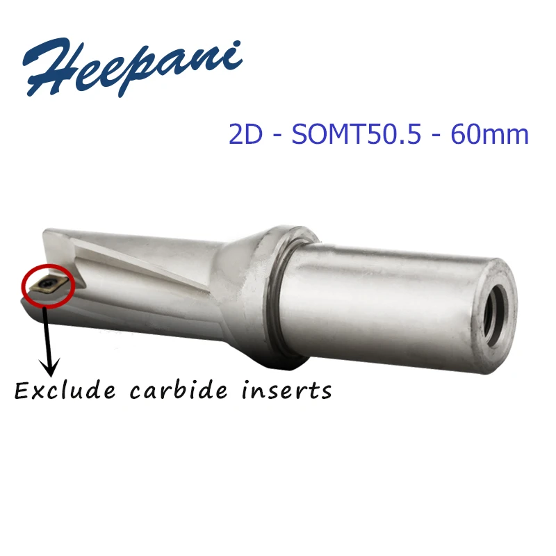 SOMT50.5-60mm 2D fast power drills indexable U drilling bit flush / quick drilling hole bit tools for high speed cnc machining
SOMT50.5-60mm 2D fast power drills indexable U drilling bit flush / quick drilling hole bit tools for high speed cnc machining