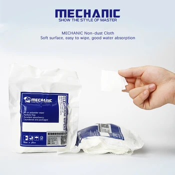 MECHANIC Soft Cleanroom Wiper Anti-Static Non Dust Cloth Fiber for Phone Pad Camera PC Screen Cleaning Class 1-10000 Clean Room
MECHANIC Soft Cleanroom Wiper Anti-Static Non Dust Cloth Fiber for Phone Pad Camera PC Screen Cleaning Class 1-10000 Clean Room