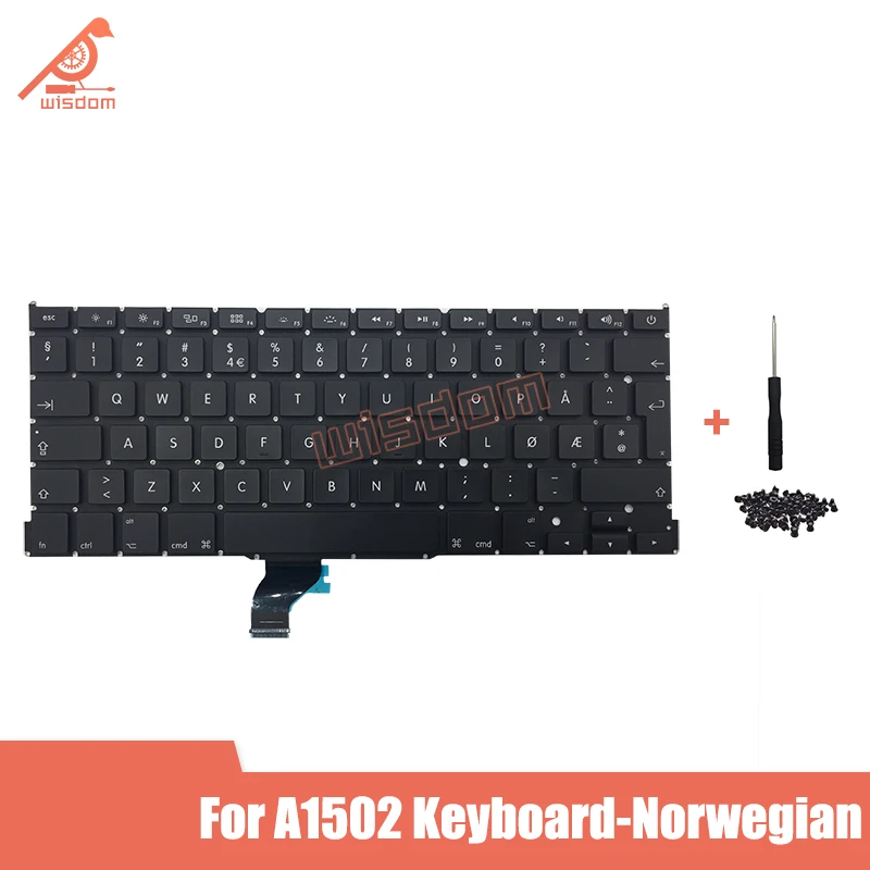Full new Laptop A1502 Norwegian Keyboard For Macbook Retina 13'' A1502 Keyboard Version Language Keyboards 2013-2015 year
Full new Laptop A1502 Norwegian Keyboard For Macbook Retina 13'' A1502 Keyboard Version Language Keyboards 2013-2015 year