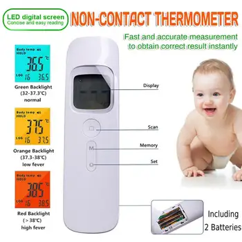 Fast Shipping Digital Infrared Thermometer Safety Non Contact Baby Kids Forehead Thermometer Infrared Body Temperature Gun
Fast Shipping Digital Infrared Thermometer Safety Non Contact Baby Kids Forehead Thermometer Infrared Body Temperature Gun