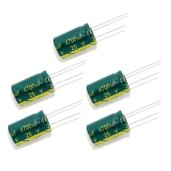 5Pcs 25V 4700UF 16*25 high frequency low impedance aluminum electrolytic capacitor 4700uf 25v 25v4700uf Dropship 
5Pcs 25V 4700UF 16*25 high frequency low impedance aluminum electrolytic capacitor 4700uf 25v 25v4700uf Dropship