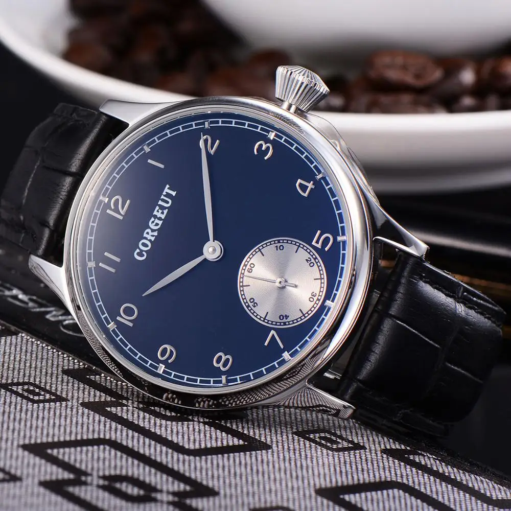 44mm CORGEUT black dial Fashion Steel case 17 jewels 6498 mechanical hands Winding mens watch
44mm CORGEUT black dial Fashion Steel case 17 jewels 6498 mechanical hands Winding mens watch