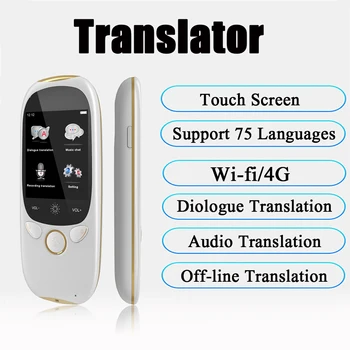 Smart Mutli-Language Portable Intelligent Automatic Voice Translator Offline with Two-Way Audio 75 Languages Translated Device
Smart Mutli-Language Portable Intelligent Automatic Voice Translator Offline with Two-Way Audio 75 Languages Translated Device