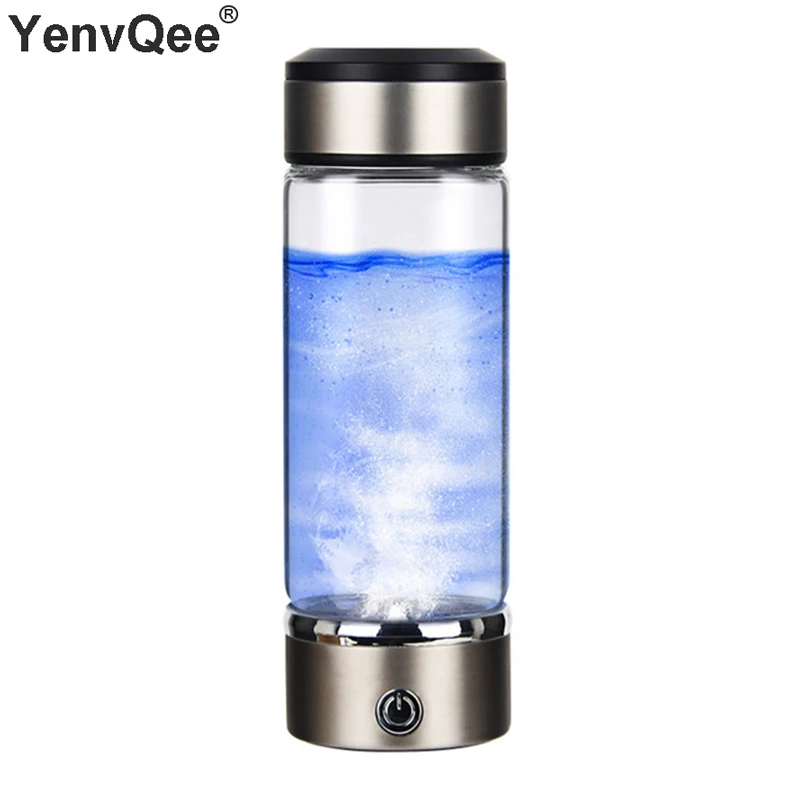360ML Portable Hydrogen Generator Cup Water Filter Alkaline Maker Hydrogen-Rich Water Bottle Lonizer Pure H2 Electrolysis
360ML Portable Hydrogen Generator Cup Water Filter Alkaline Maker Hydrogen-Rich Water Bottle Lonizer Pure H2 Electrolysis