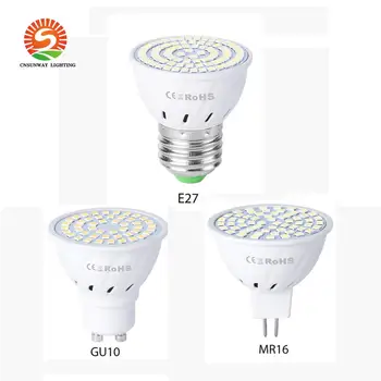 GU10 LED E27 Lamp Spotlight Bulb 48leds Lampara 220V GU10 Bombillas Led MR16 gu5.3 Lampada Spot LED Light For Home Decoration 5W
GU10 LED E27 Lamp Spotlight Bulb 48leds Lampara 220V GU10 Bombillas Led MR16 gu5.3 Lampada Spot LED Light For Home Decoration 5W
