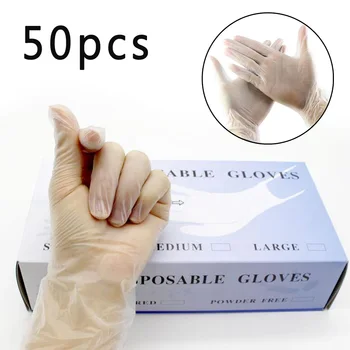 50PCS/Box PVC Comfortable One Time Non-slip Anti-static Protective Gloves Transparent Oilproof S M L Wholesale
50PCS/Box PVC Comfortable One Time Non-slip Anti-static Protective Gloves Transparent Oilproof S M L Wholesale