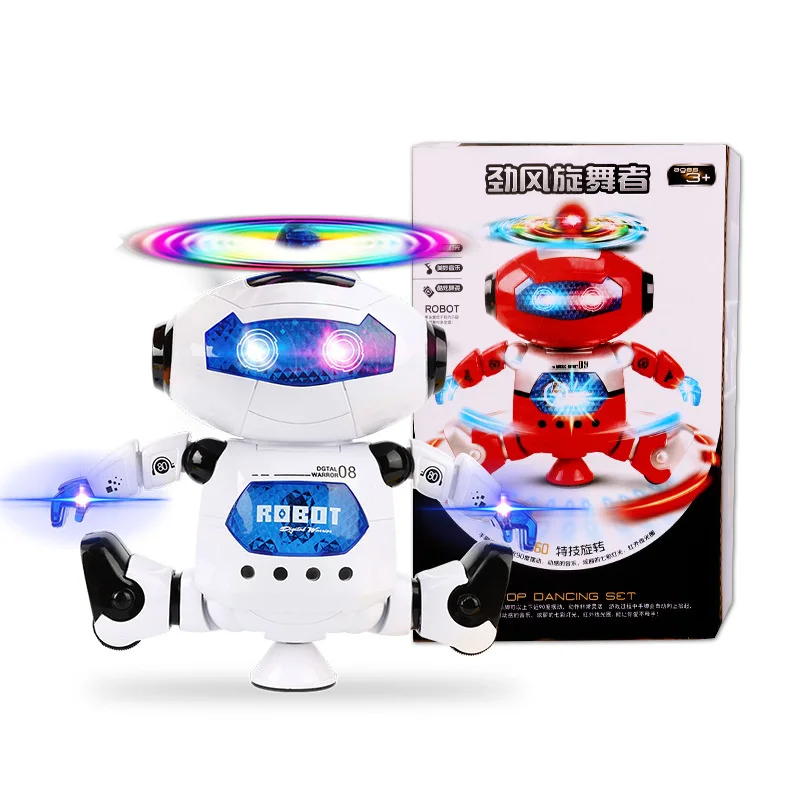 Hot Selling Children Electric Dancer Robot Sound-And-Light Infrared Dancing Rotating Space Robot
Hot Selling Children Electric Dancer Robot Sound-And-Light Infrared Dancing Rotating Space Robot