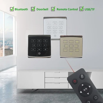 Home Mini Bluetooth Audio In Wall PA Amplifier Smart Music Center System Stereo Sound Amplifier for Home and Hotel
Home Mini Bluetooth Audio In Wall PA Amplifier Smart Music Center System Stereo Sound Amplifier for Home and Hotel