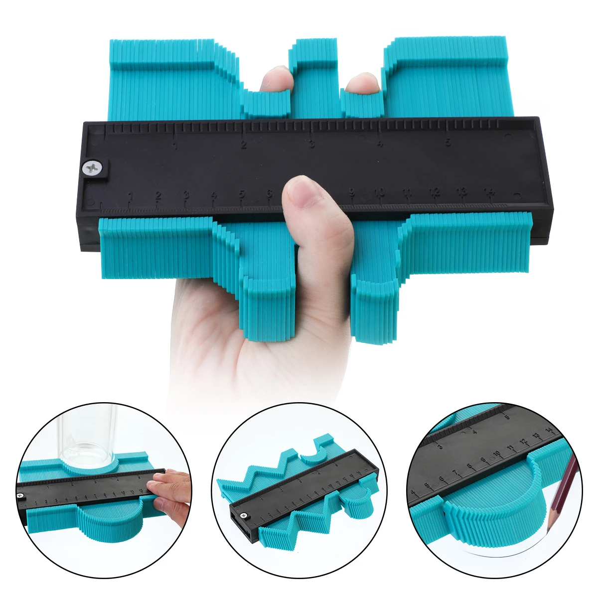 Plastic Irregular Ruler Gauge Duplicator Contour Scale Template Scale Tiling Laminate Contour Tool
Plastic Irregular Ruler Gauge Duplicator Contour Scale Template Scale Tiling Laminate Contour Tool