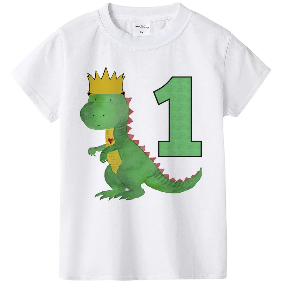 

Dinosaur Birthday Shirt 1st Birthday T-Shirt Birthday Wild One Tee Dinosaur Party Shirt Dinosaur Theme Gift Boys Fashion Tee