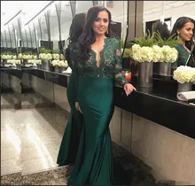 Elegant Emerald Green Lace Evening Dresses 2022 Sexy Sheer Neck Long Sleeve Pageant Mermaid Women Pageant Prom Dress Plus Size
Elegant Emerald Green Lace Evening Dresses 2022 Sexy Sheer Neck Long Sleeve Pageant Mermaid Women Pageant Prom Dress Plus Size