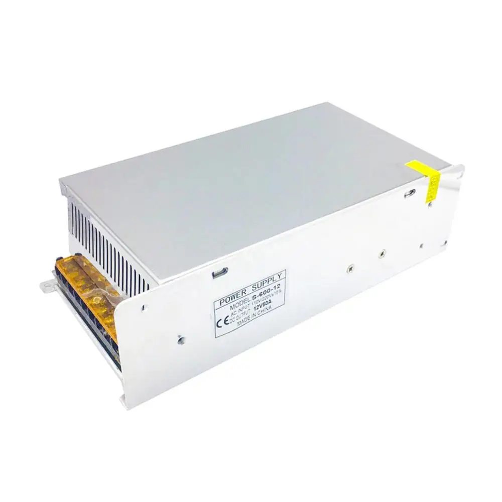 DC12V 50A 600W Lighting Transformers LED Driver Power Adapter For LED Strip Light Switch Power Supply LED Driver
DC12V 50A 600W Lighting Transformers LED Driver Power Adapter For LED Strip Light Switch Power Supply LED Driver