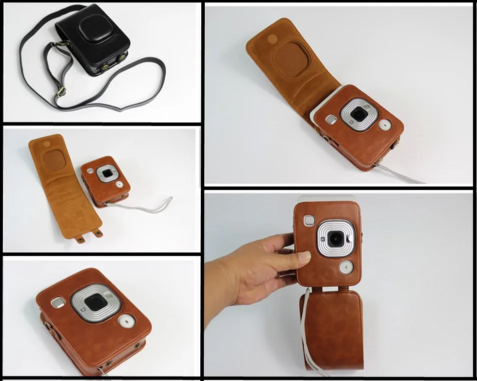 Portable PU leahter Case camera bag for Fuji Instax Mini LiPlay Polaroid Photo pouch cover With shoulder Strap
Portable PU leahter Case camera bag for Fuji Instax Mini LiPlay Polaroid Photo pouch cover With shoulder Strap
