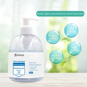 500ml Rinse-free Hand Sanitizer Gel Quick Dry Disinfection Moisturize Liquid Soap 
500ml Rinse-free Hand Sanitizer Gel Quick Dry Disinfection Moisturize Liquid Soap