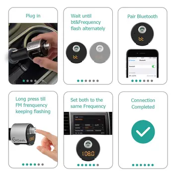 1 pcs Transmitter Bluetooth car transmitter Dual USB LED Display High quality Hot sale
1 pcs Transmitter Bluetooth car transmitter Dual USB LED Display High quality Hot sale