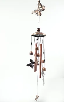 European and American electroplated metal butterfly wind chime decoration home garden decoration outdoor brass bell
European and American electroplated metal butterfly wind chime decoration home garden decoration outdoor brass bell