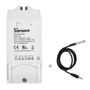 Sonoff TH10 wifi thermostat WiFi Smart Switch Remote Controller Smartphone Temperature and Humidity Sensor for Smart Home
Sonoff TH10 wifi thermostat WiFi Smart Switch Remote Controller Smartphone Temperature and Humidity Sensor for Smart Home