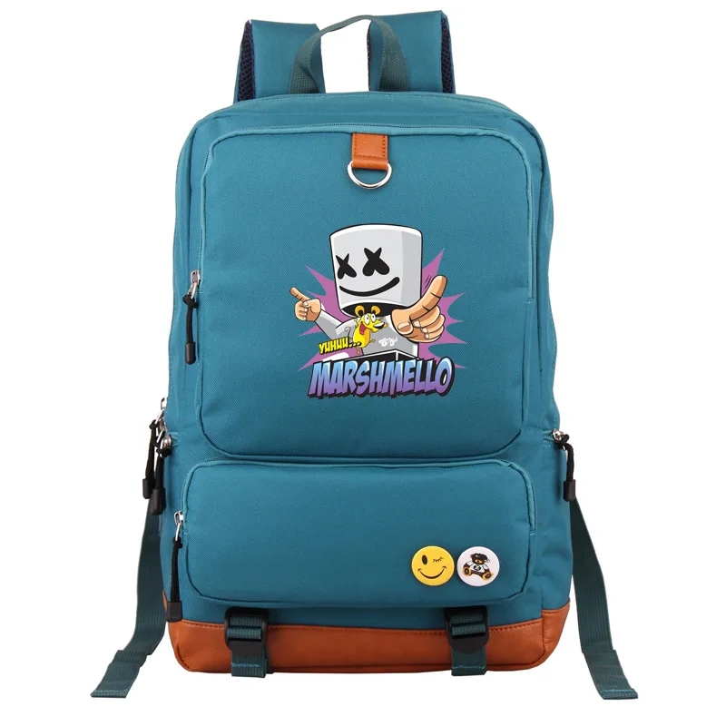 

Marshmello school bag Baida electronic music DJ Cotton Candy celebrity inspired shoulder backpack cross-border exclusively for w