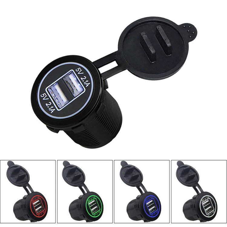 1. 5V/4.2A Dual USB Car Charger Adapter for iPad, iPhone, Cellphone, MP3, GPS,Camera and More USB Device
1. 5V/4.2A Dual USB Car Charger Adapter for iPad, iPhone, Cellphone, MP3, GPS,Camera and More USB Device
