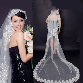 Elegant Wedding Accessories 3 Meters 2 Layer Wedding Veil Off White Simple Bridal Veil Bruidssluier
Elegant Wedding Accessories 3 Meters 2 Layer Wedding Veil Off White Simple Bridal Veil Bruidssluier