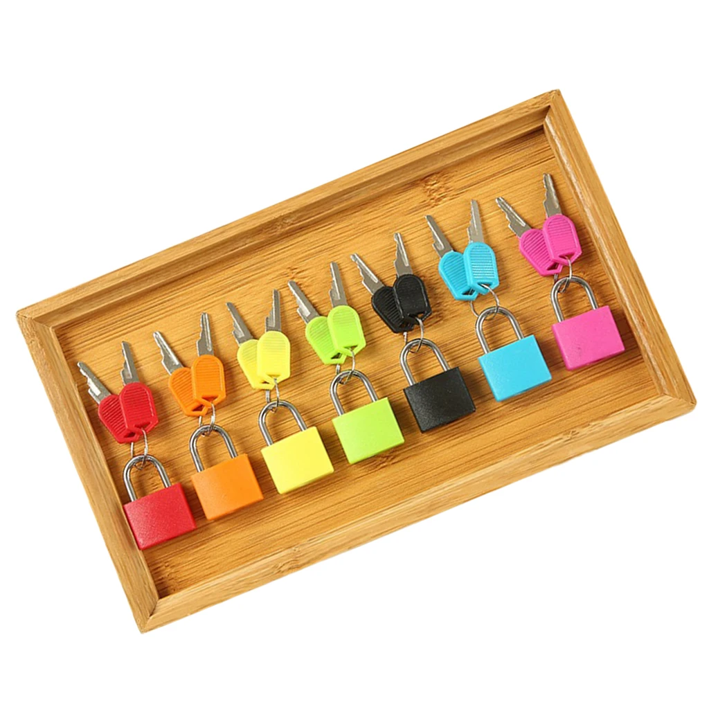 7 Color Key Lock in Wooden Salver Kids Montessori Toy Color Cognition Training Tool Family Safety Protection 7 Color Key Lock in Wooden Salver Kids Montessori Toy Color Cognition Training Tool Family Safety Protection