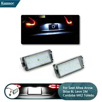 2Pcs 18 LED Car License Number Plate Light Led Auto boot Light For Seat Leon Arosa Ibiza 6L Cordoba MK2 Toledo 5P Acce
2Pcs 18 LED Car License Number Plate Light Led Auto boot Light For Seat Leon Arosa Ibiza 6L Cordoba MK2 Toledo 5P Acce