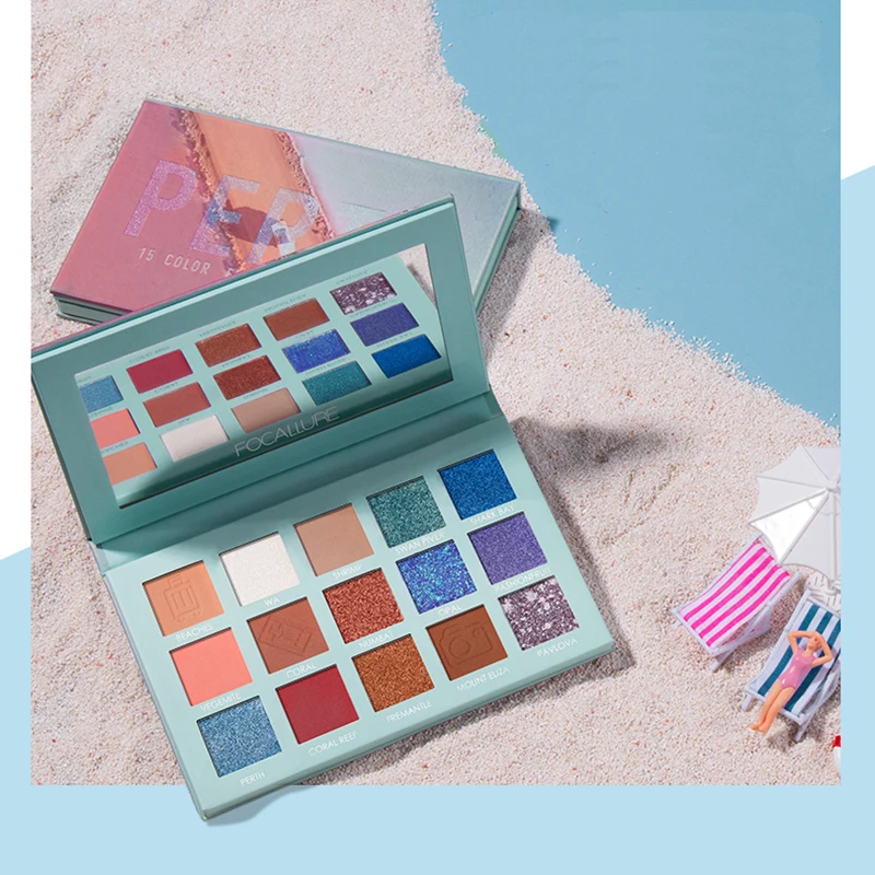 15 Colors professional pigmented powder shimmer eyeshadow pallete High quality Pearly matte waterproof shadows palette
15 Colors professional pigmented powder shimmer eyeshadow pallete High quality Pearly matte waterproof shadows palette